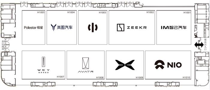 2023年成都车展展位图公布 展出车辆近1600辆